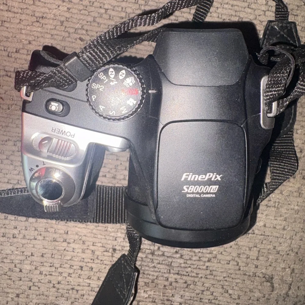Fujifilm Black Bridge Digital Camera with Strap